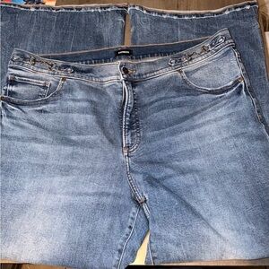 Express Women's Light Blue Boot Cut Jeans